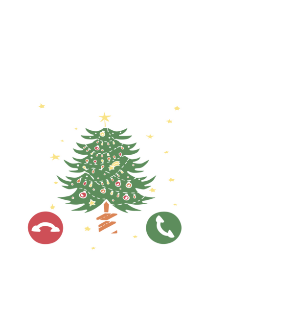 Christmas is calling model negru pe tricou