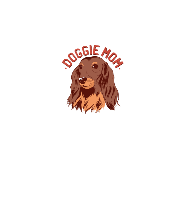 Mamă de Câine model alb pe tricou
