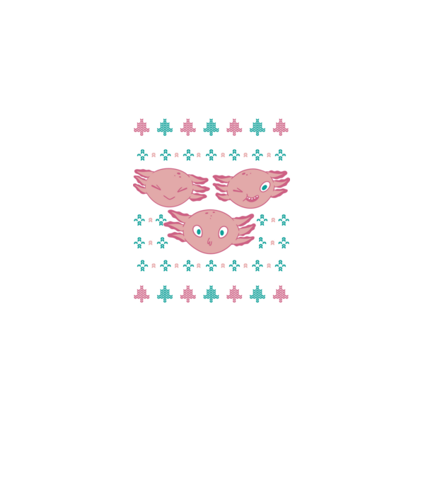 Pulover urât Axolotl model negru pe tricou