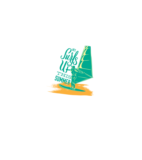 Surfs up this summer model albastru închis pe tricou