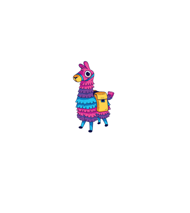Fortnite LLama - Tricou gamer cu lama model negru pe tricou