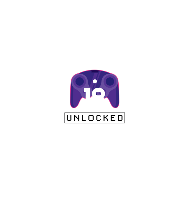 Level 18 Unlocked Gamer Birthday model negru pe tricou