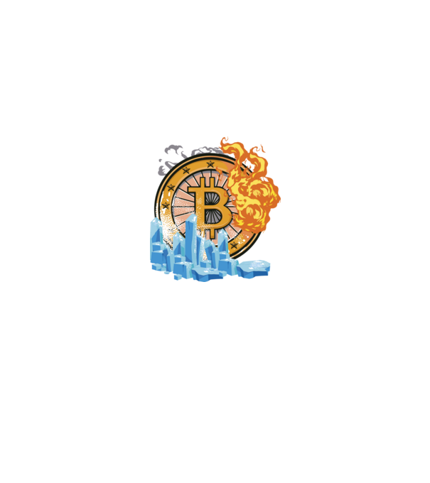 Logo Bitcoin model negru pe tricou