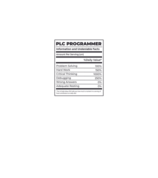 Programator PLC model gri închis pe tricou