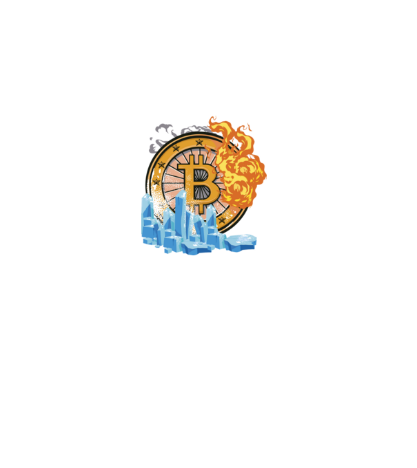 Logo Bitcoin model negru pe tricou