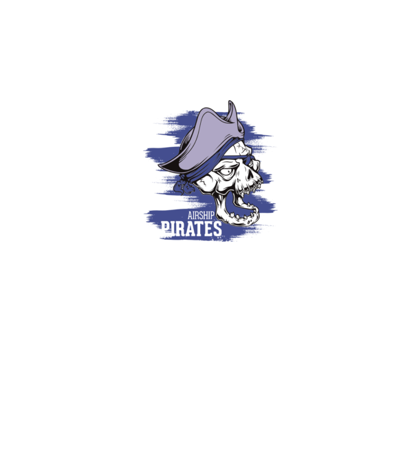 Airship Pirates 2 - Pirat model roz pe tricou