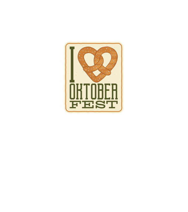 I Love Oktoberfest model gri pe tricou