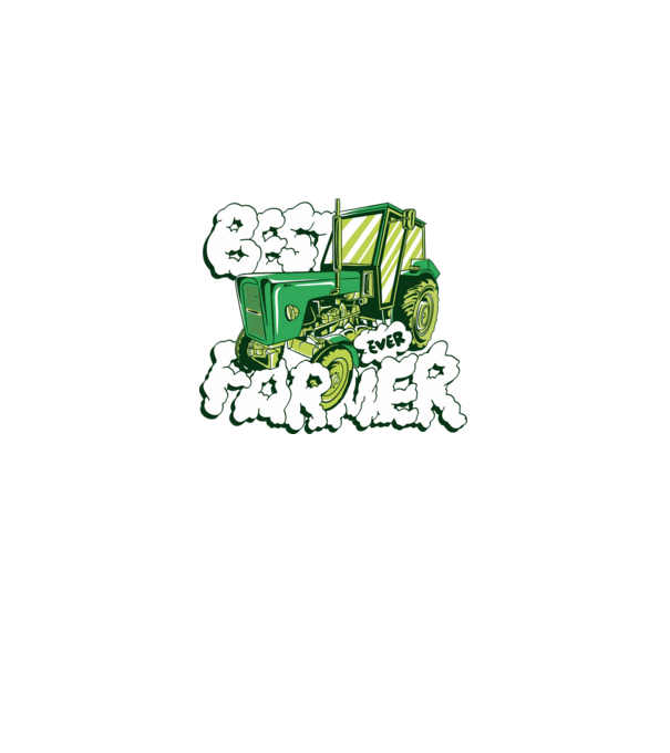 Best Farmer Ever cu Tractor model negru pe tricou