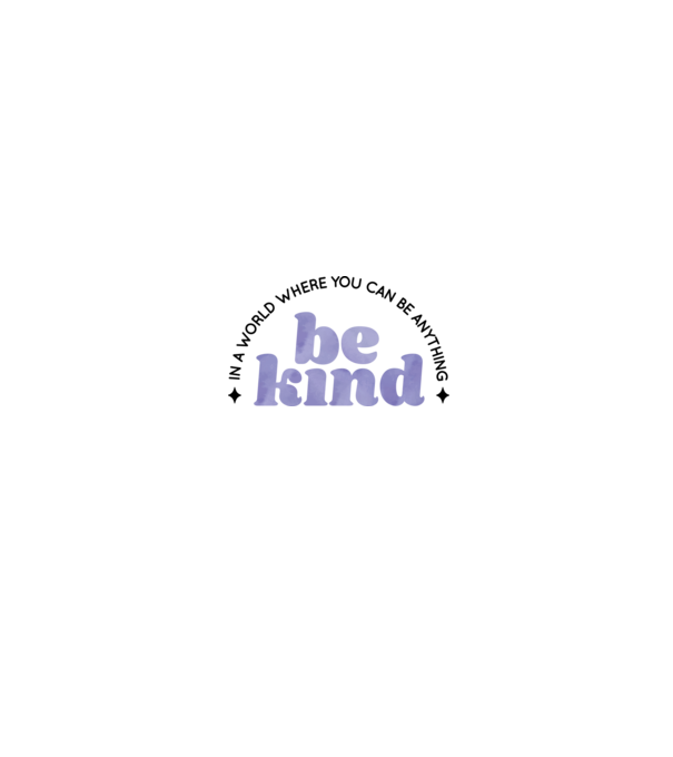 Be kind model alb/roșu pe tricou