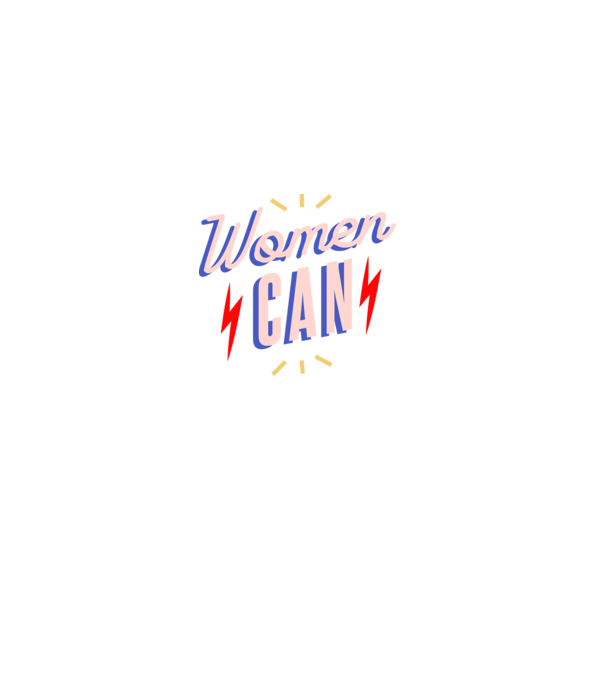 Women Can de Ziua Femeii model negru pe tricou