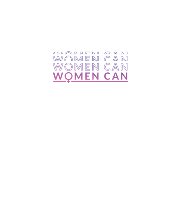Women Can Ziua femeii model alb pe tricou