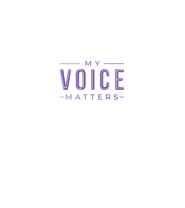 My Voice Matters de Ziua Femeii model alb pe tricou