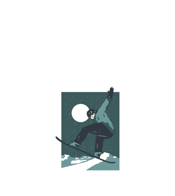 Săritură Snowboard model nisipiu pe tricou