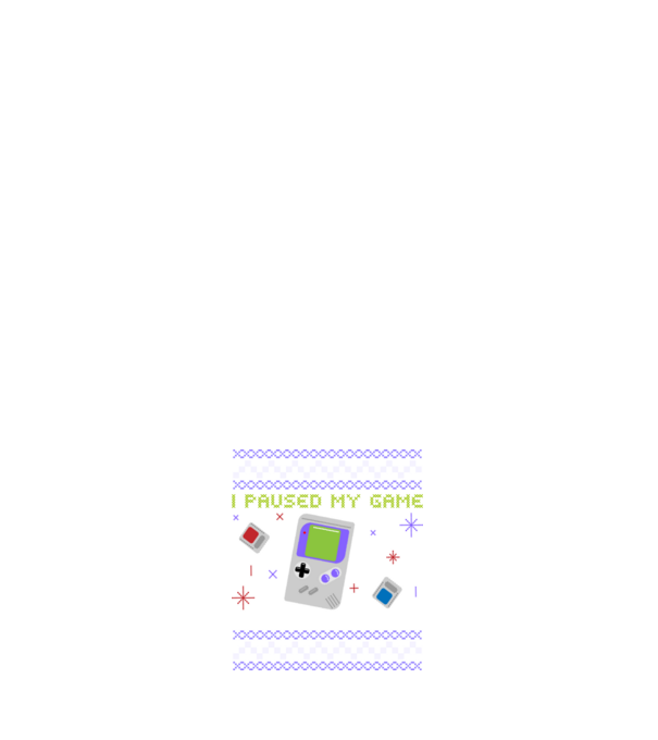 I paused my game to be here - Gamer pulovăr urât model albastru închis pe tricou