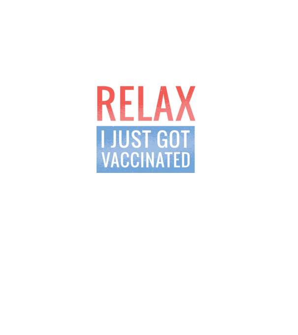 Fii calm, sunt vaccinat model negru pe tricou