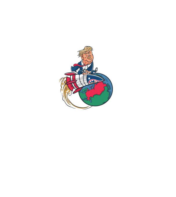 Trump bombă model gri pe tricou