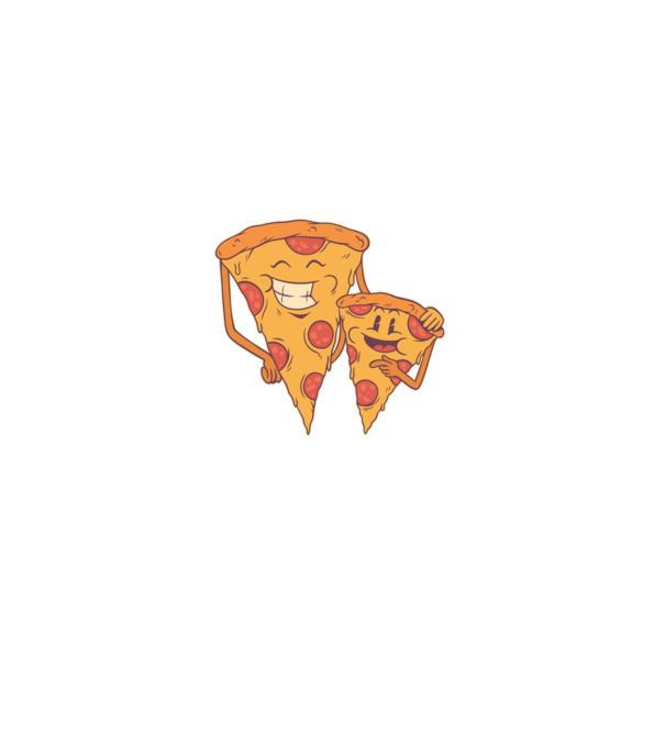 Familie Pizza model gri pe tricou
