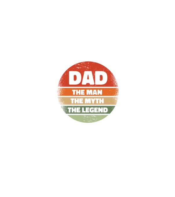 Dad The Man The Myth The Legend model negru pe tricou