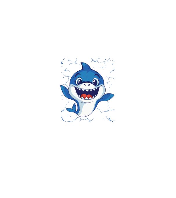 Baby Shark tricou drăguț cu rechin model turcoaz pe tricou