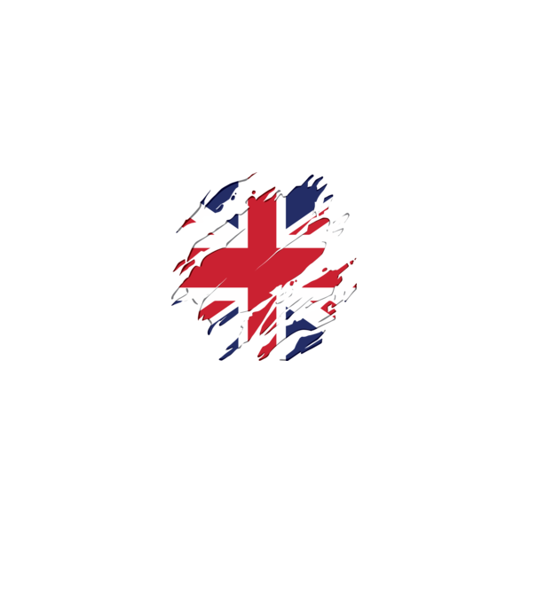 UK Steagul Regatului Unit model negru pe tricou