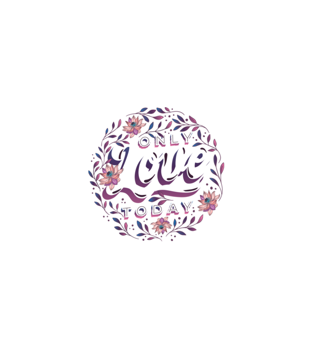'Only Love Today tricou pentru Valentine''s Day' model alb pe tricou
