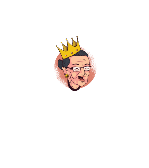 Ruth Bader Ginsburg model negru pe tricou