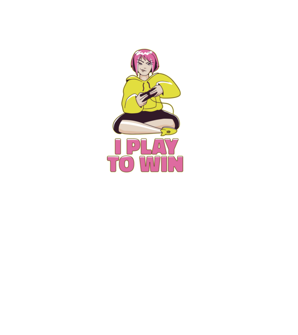 Anime fată Gamer model mov pe tricou