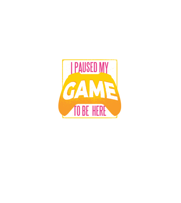 I paused my game to be here tricou amuzant Gamer model negru pe tricou