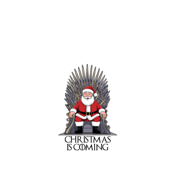 Christmas is Coming Alb model alb pe tricou