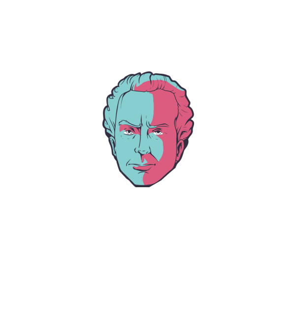 Immanuel Kant model negru pe tricou