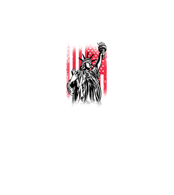 SUA Statuia Libertății model negru pe tricou