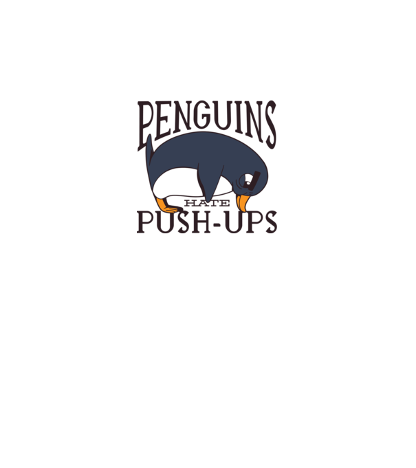 Pinguinii urăsc flotările model roz pe tricou