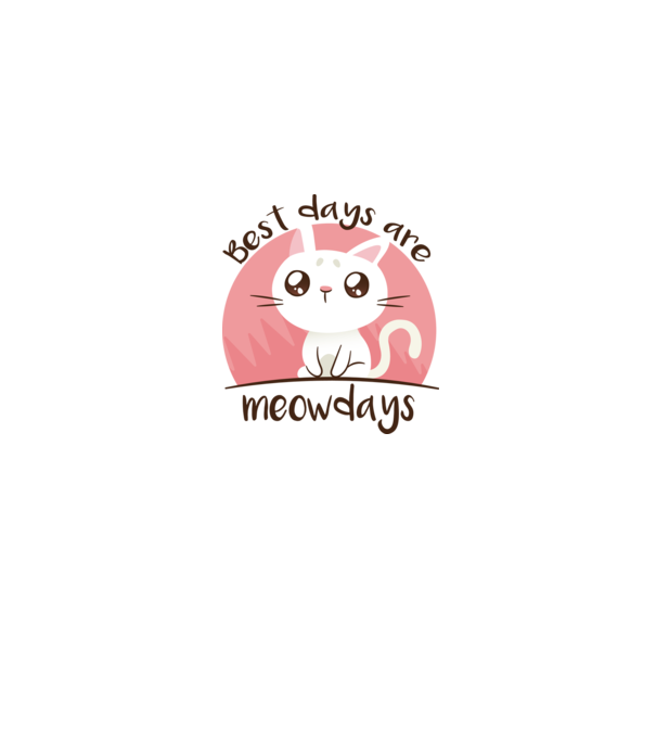 Best days are Meowdays model gri pe tricou