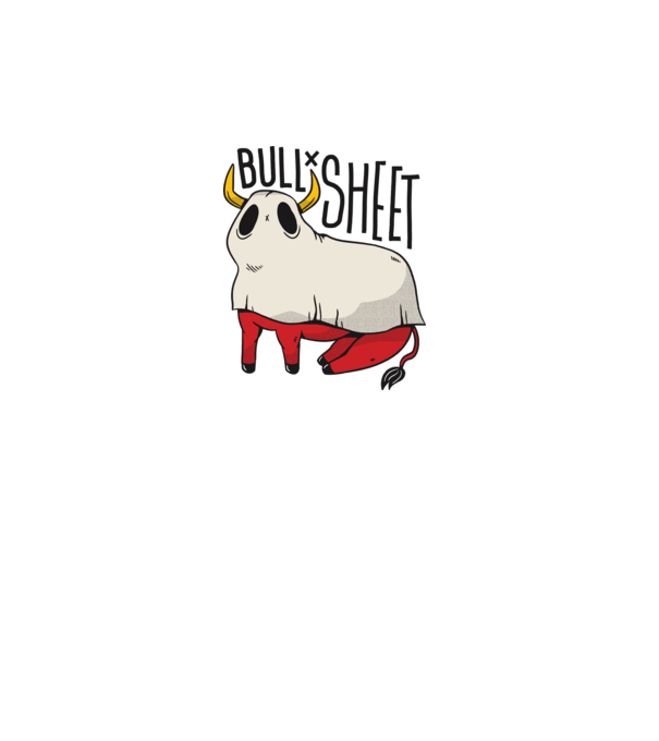 Bull sheet model roz pe tricou