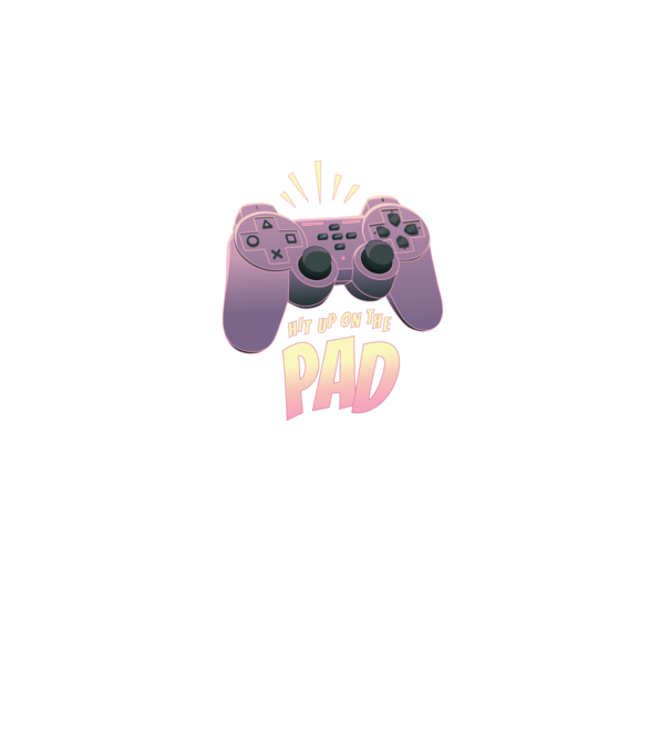 Gamer Controler model negru pe tricou