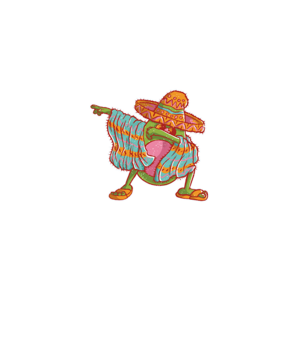 Avocado mexican DAB model negru pe tricou