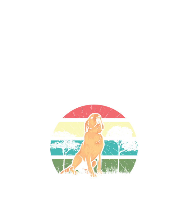 Golden Retriever retro model negru pe tricou