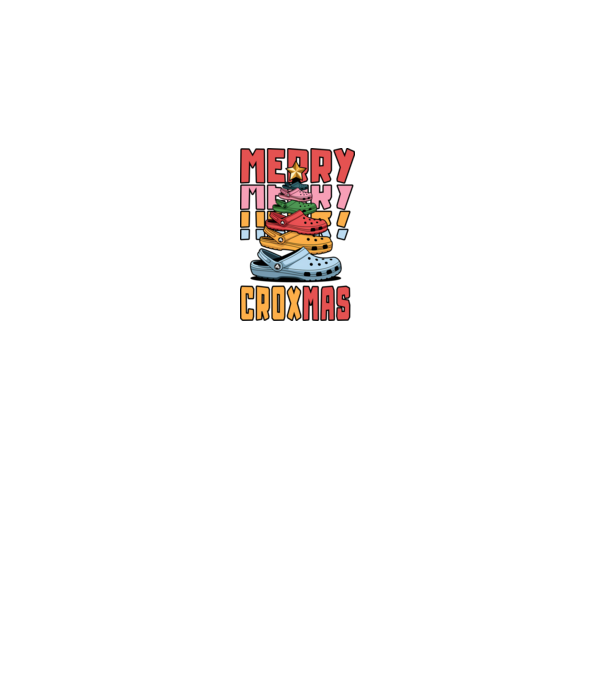 Merry Croxmas model gri pe tricou