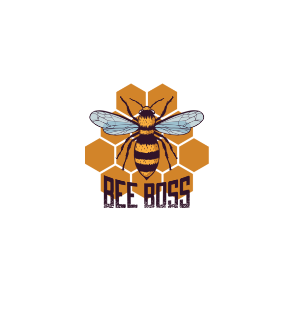 Bee Boss Șef Apicultor model alb pe tricou