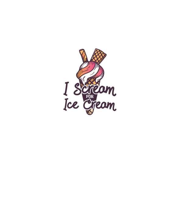I Scream for Ice Cream model gri pe tricou