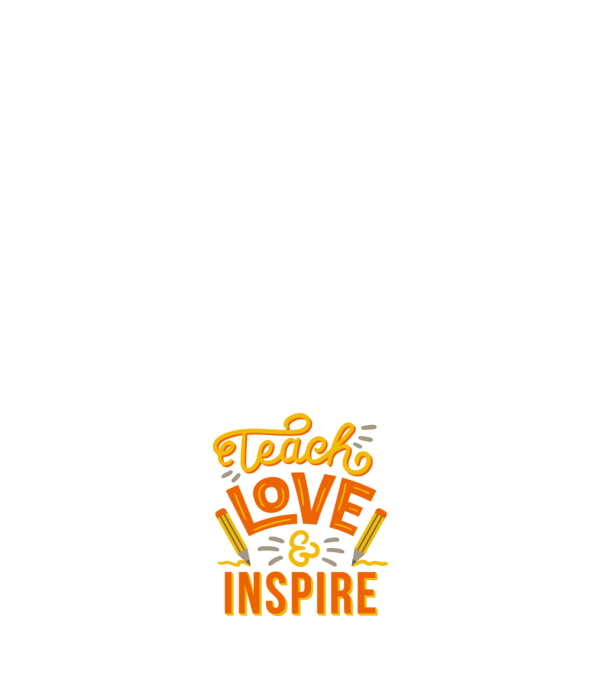 Teach Love Inspire pentru profesori model negru pe tricou