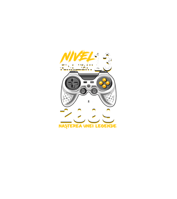 Nivel 13 finalizat. 2009 nașterea unei legende model negru pe tricou