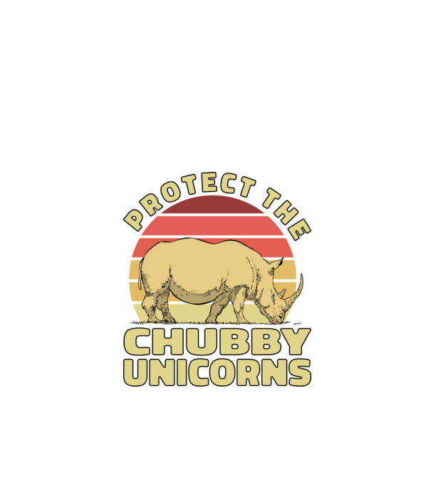 Protejați Unicornii - Rinocerii plinuți model negru pe tricou