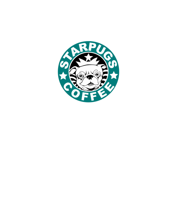 Starpugs Coffee model turcoaz pe tricou