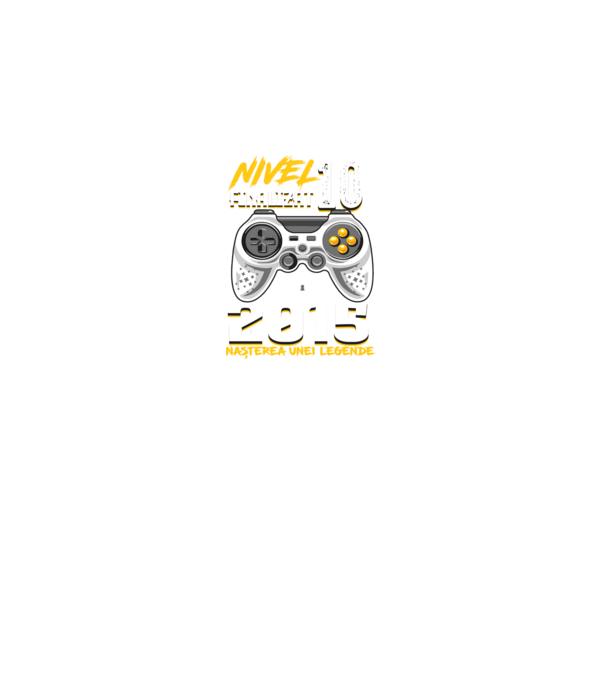 Nivel Finalizat 10 2015 model negru pe tricou
