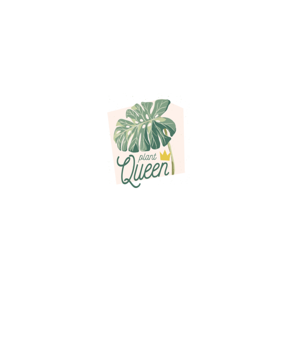Plant Queen model gri pe tricou