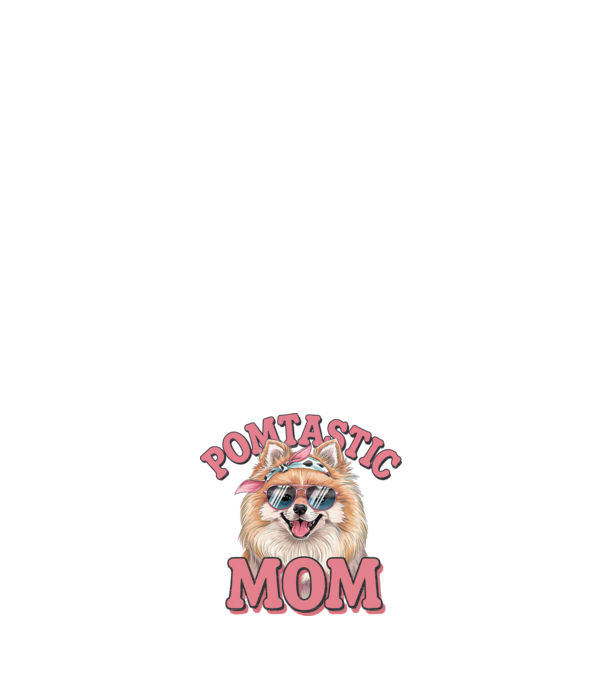 Pomtastic Mom model negru pe tricou