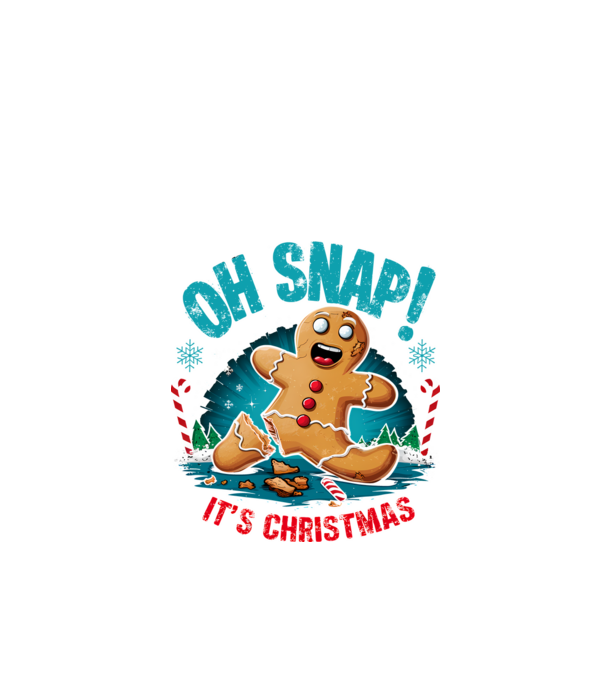 Oh snap! It's christmas Alb model alb pe tricou