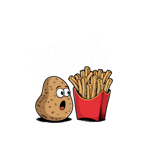 Is that you BRO?!! Negru model alb pe tricou