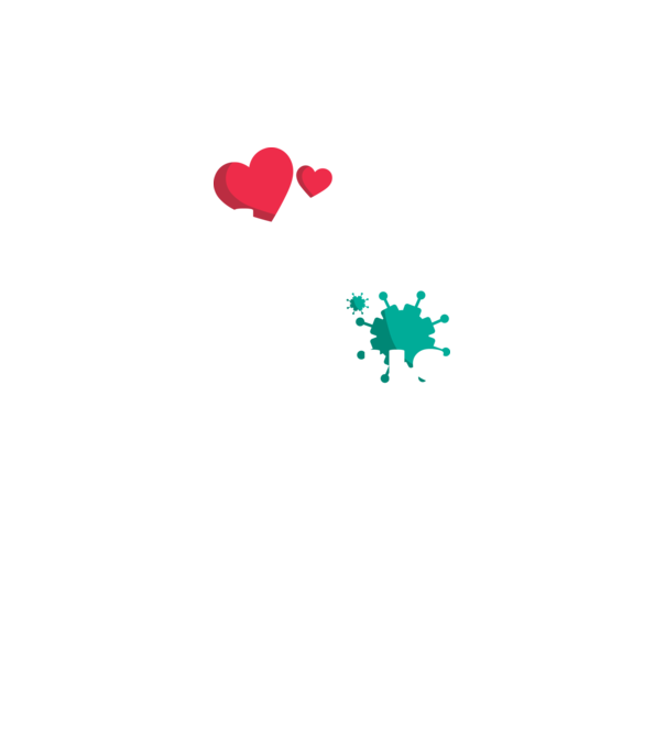 Răspândește dragostea, nu virusul model gri pe tricou